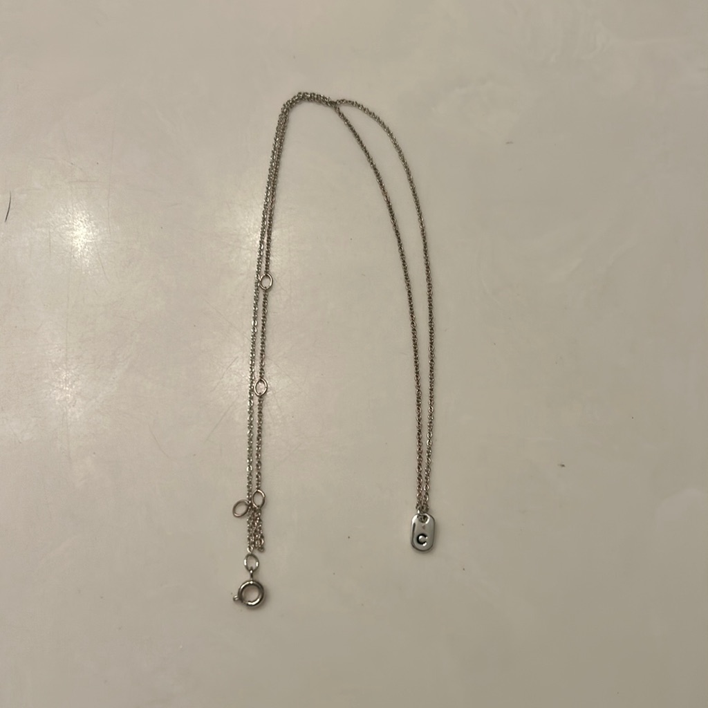 “C” Initial Necklace